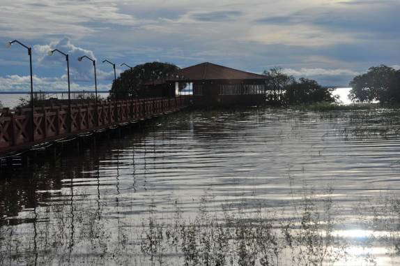 Fim de tarde no pier de Alter do Chão - PA